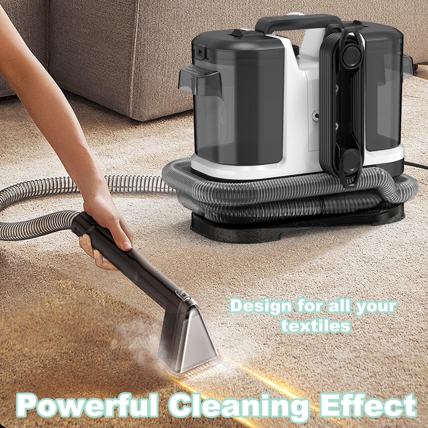 IEVENW Portable Carpet Upholstery Cleaner 120V