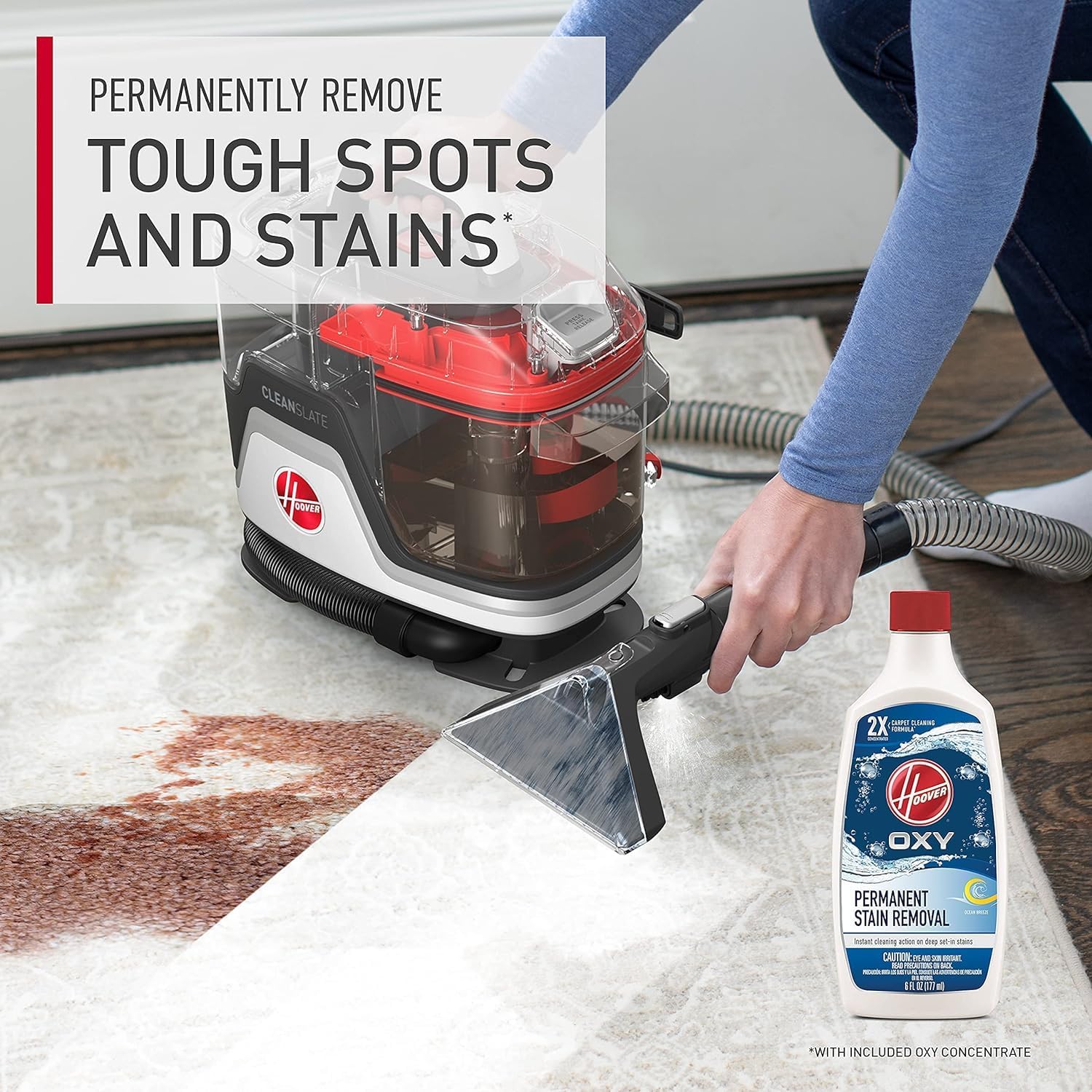 Amazon Renewed Hoover FH14000 Cleanslate Portable Carpet Cleaner