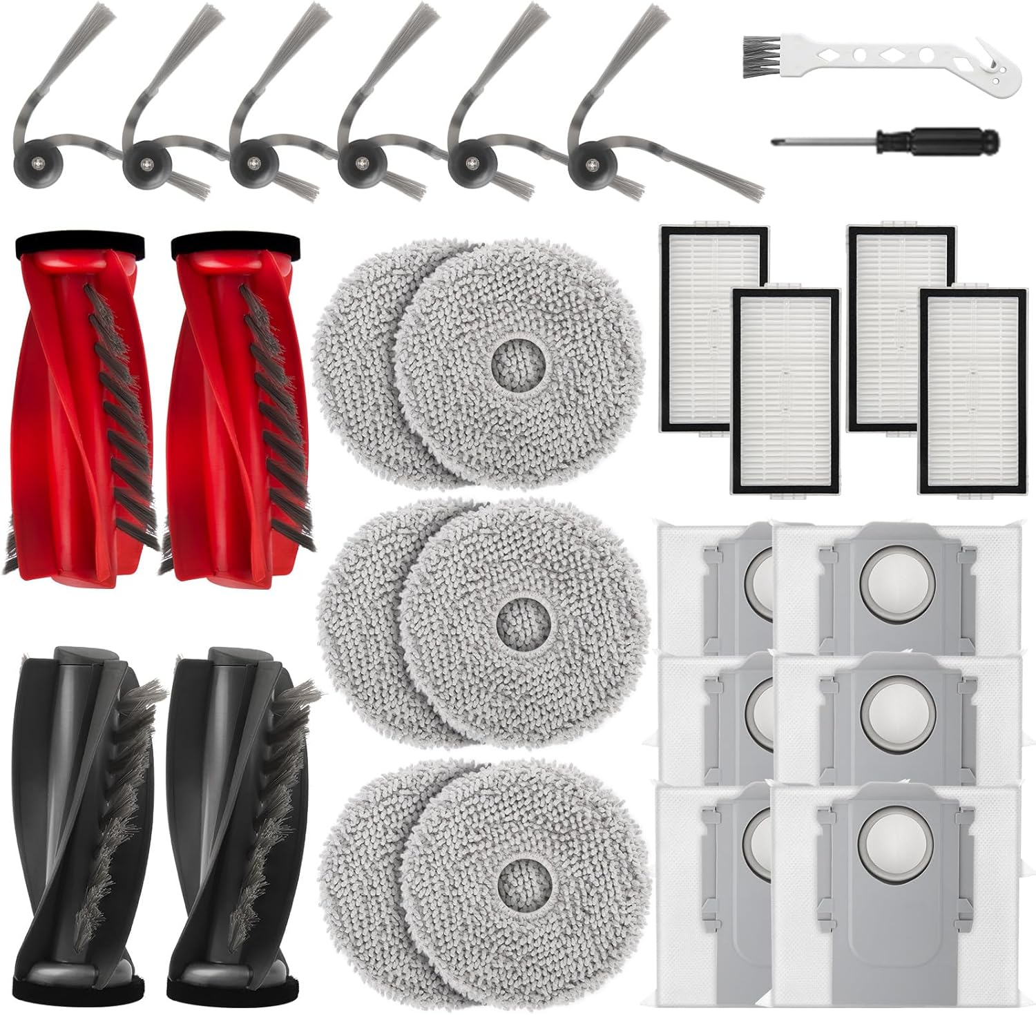 Ucoolbe Roborock Saros 10R Replacement Accessories Kit