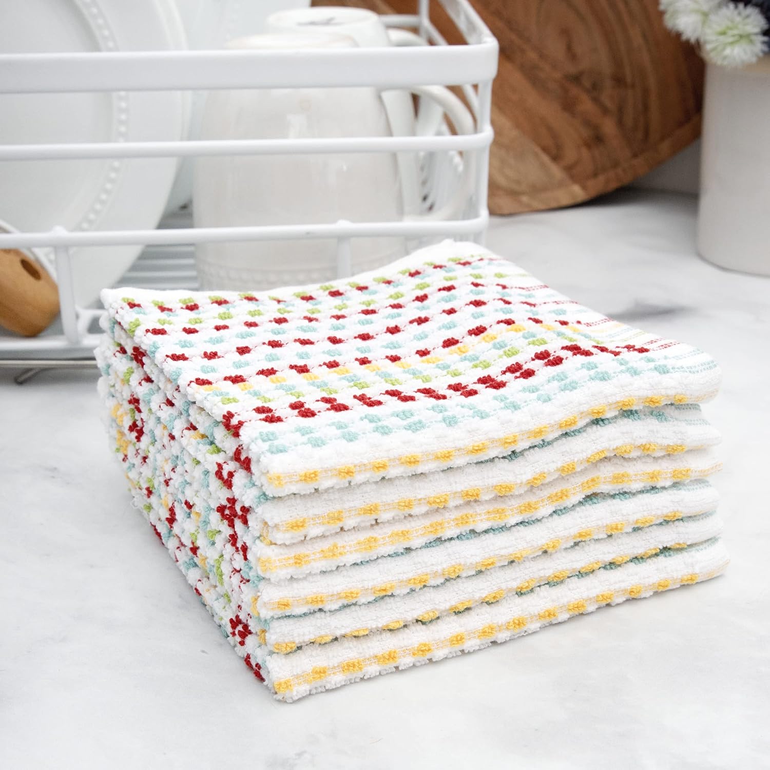 Ritz Pebble Bar Mop Cloth 6 Pack Multicolor