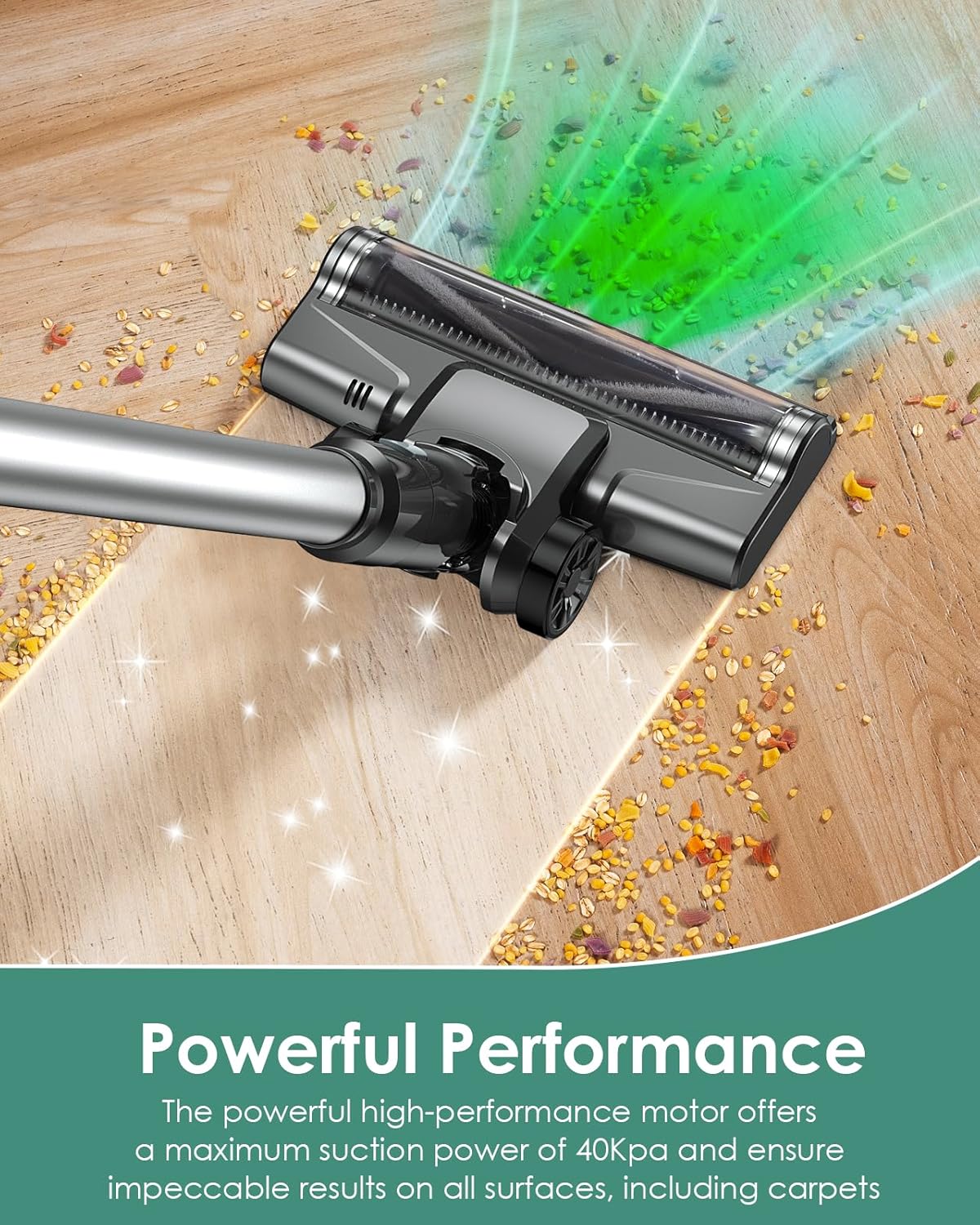 VersLife Cordless Vacuum Cleaner 40Kpa Stick for Home