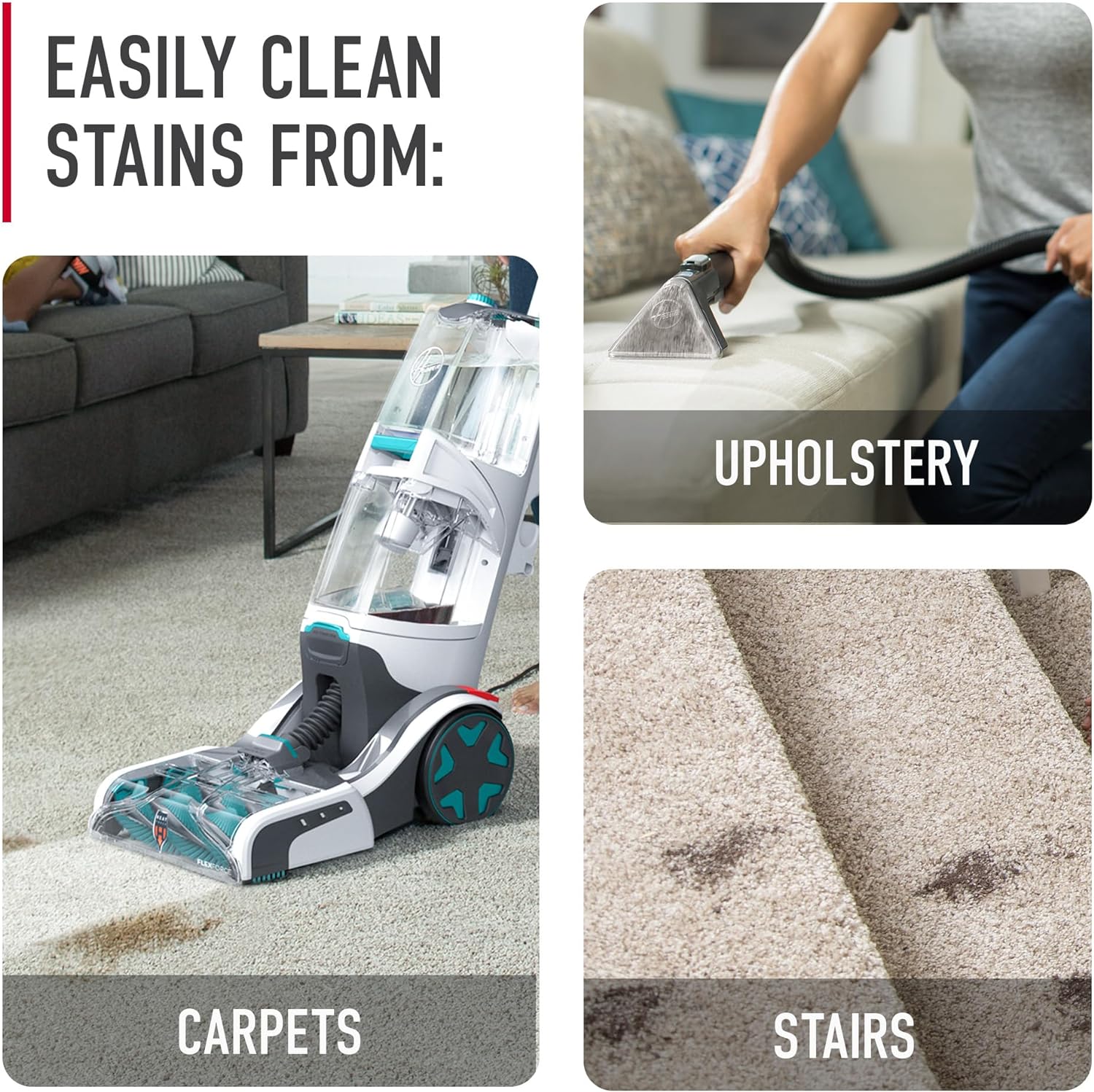 Hoover SmartWash Automatic Carpet Cleaner FH52000 Turquoise