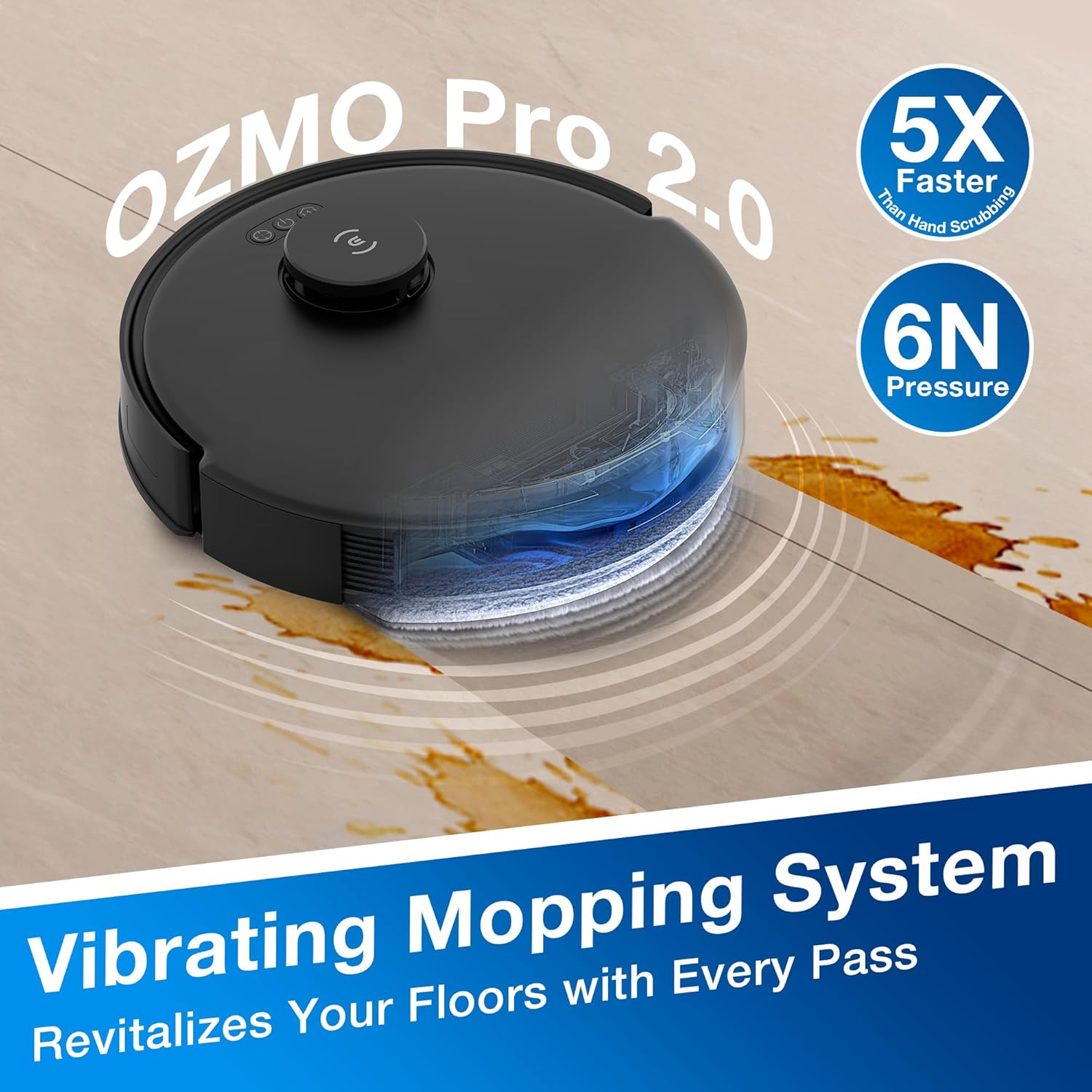 ECOVACS DEEBOT N20 Robotic Vacuum and Mop Cleaner