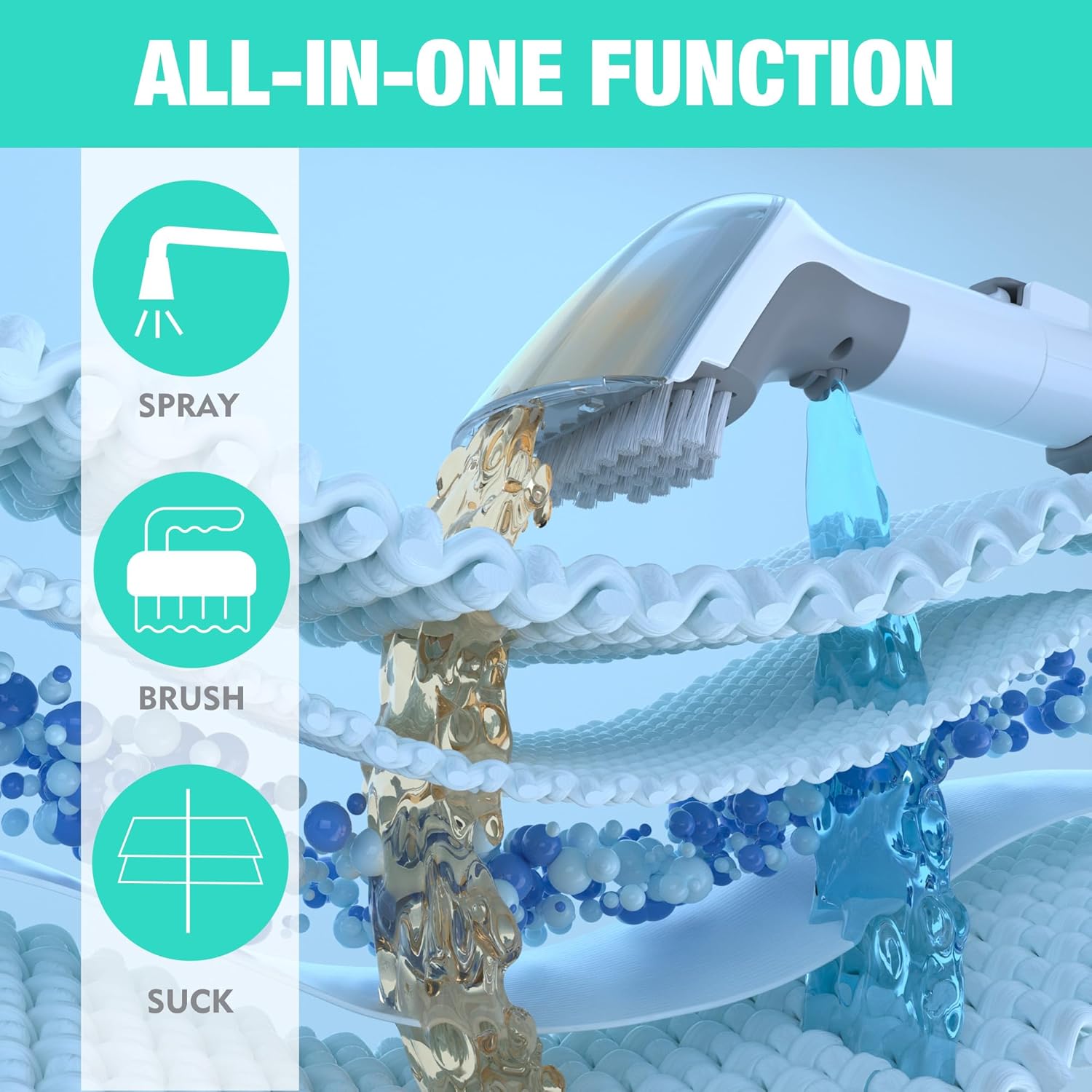 HAUSHOF Cordless Carpet Upholstery Cleaner Machine