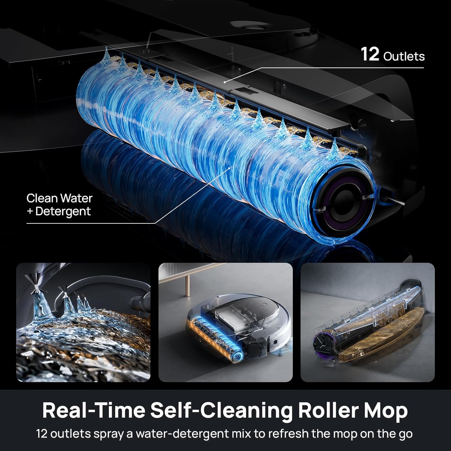 3i S10 Ultra Robot Vacuum and Mop with WaterRecycle System