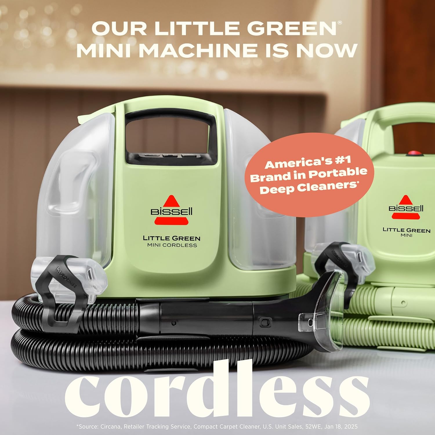 BISSELL Little Green Mini Cordless Carpet Cleaner