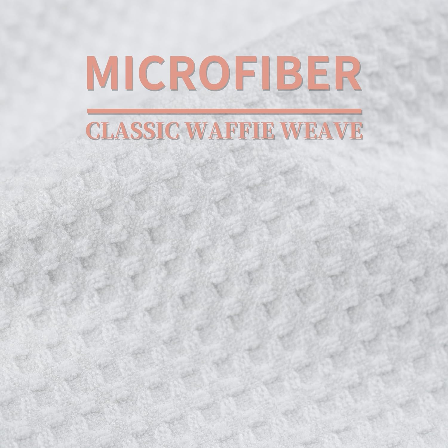 New Microfiber Kitchen Towels Waffle Weave Set of 2
