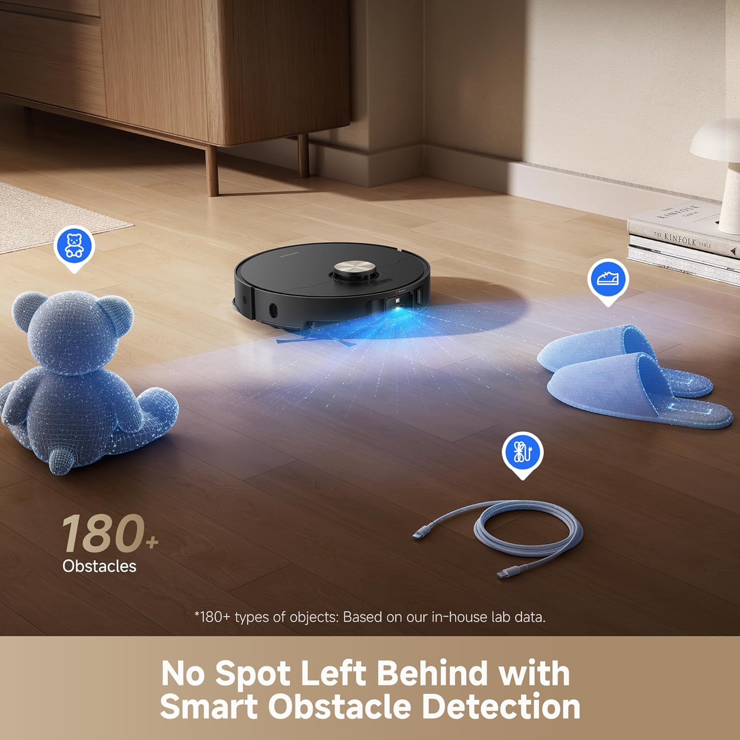 DREAME L50 Ultra Robot Vacuum Mop Black with Auto-Empty