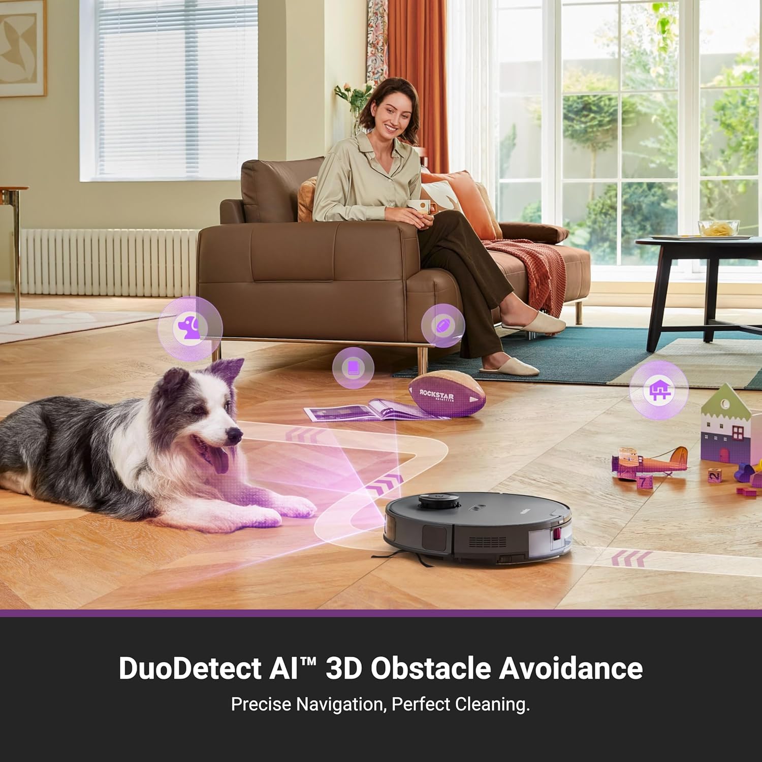 Eureka E20 Plus Robot Vacuum with Self Emptying Station 45-Day Capacity