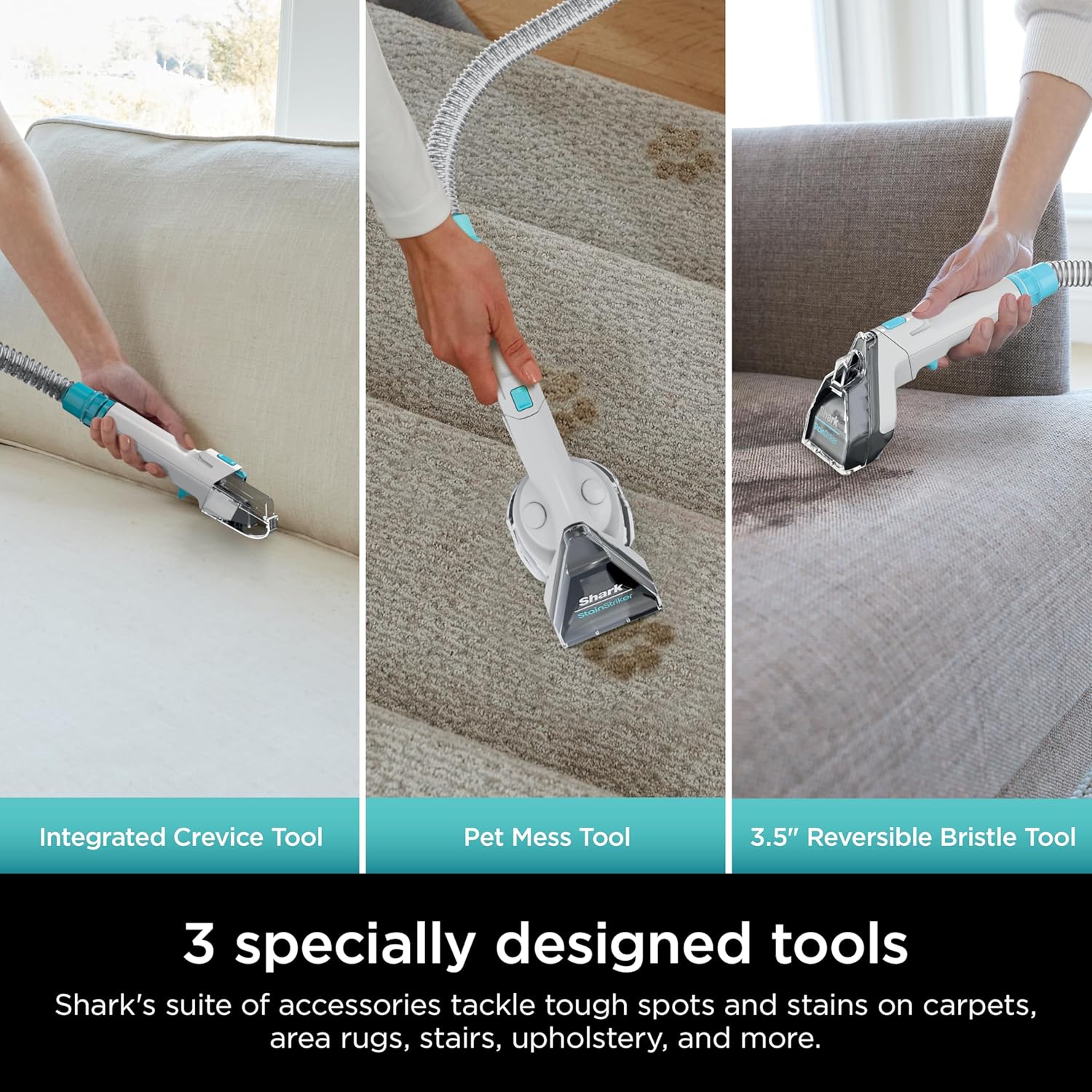 Shark StainStriker Portable Carpet Cleaner with Pet Tool