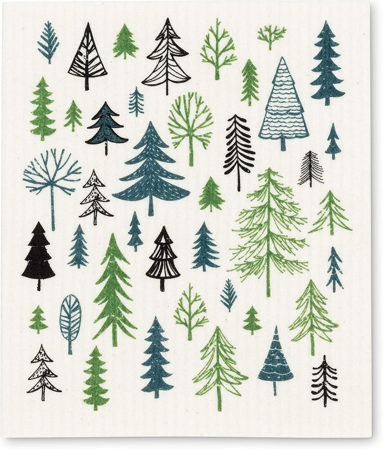 Abbott Collection Trees Dish Cloths Set of 2 65x8