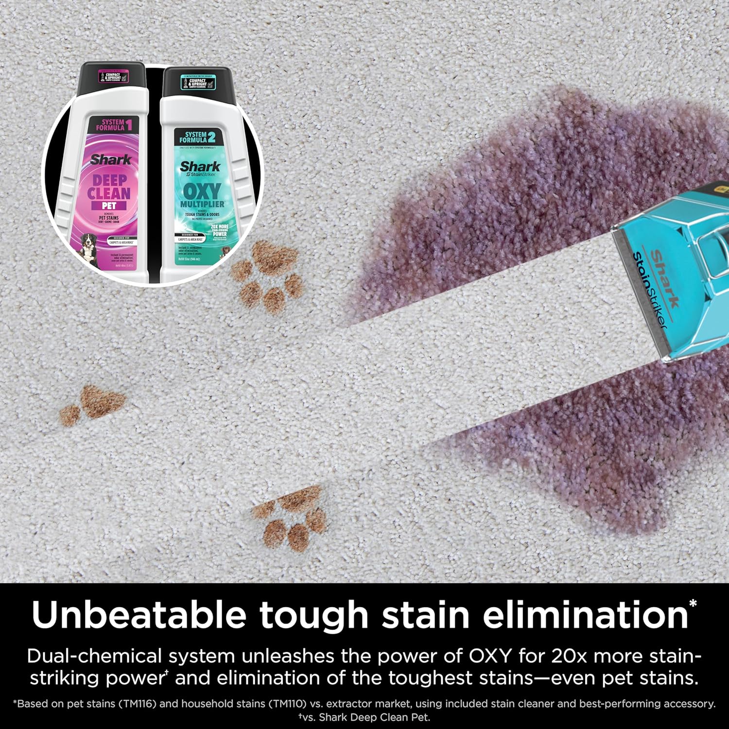 Shark CarpetXpert HairPro with StainStriker Cleaner
