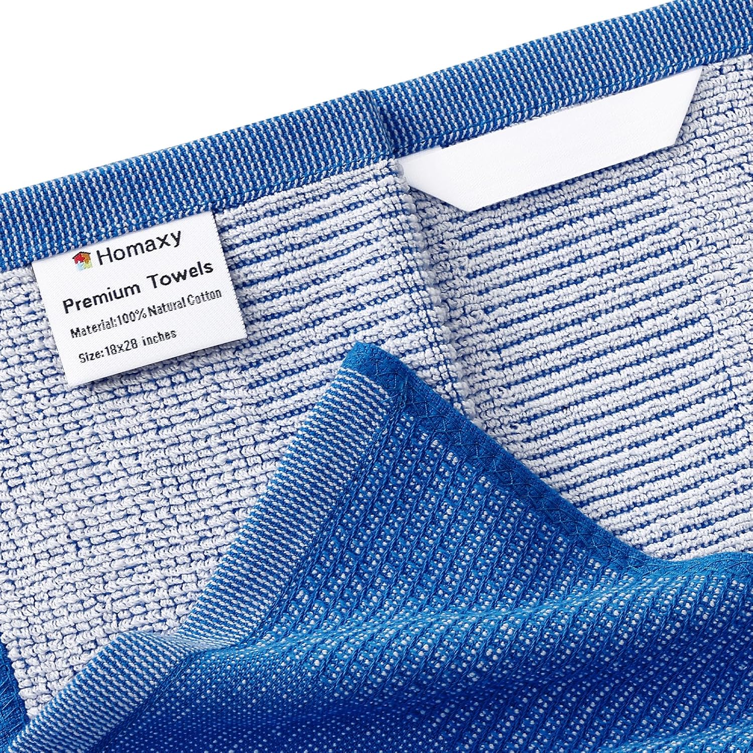 Homaxy Premium Kitchen Towels 6 Pack Blueberry