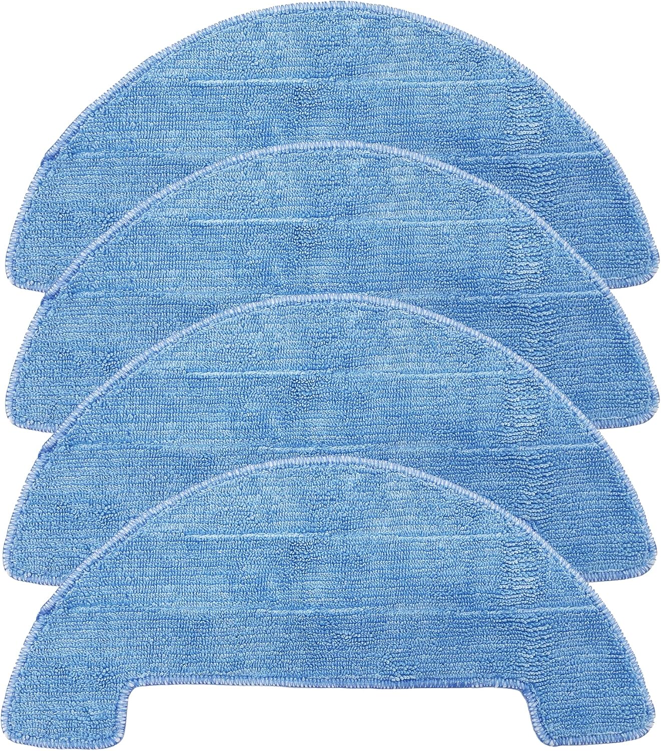 Smilefil 4pcs Replacement Mop Cloths for Coredy Robot Vacuums