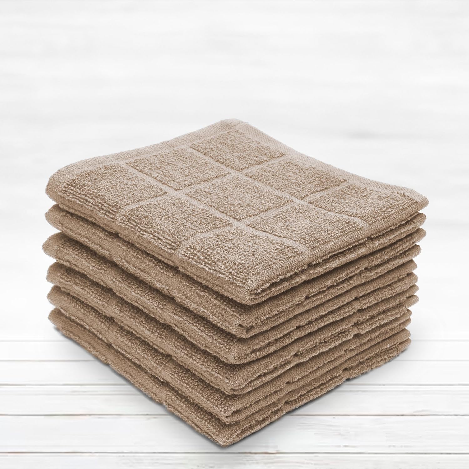 Mellow Buff 100 Cotton Dish Cloths 6 Pack