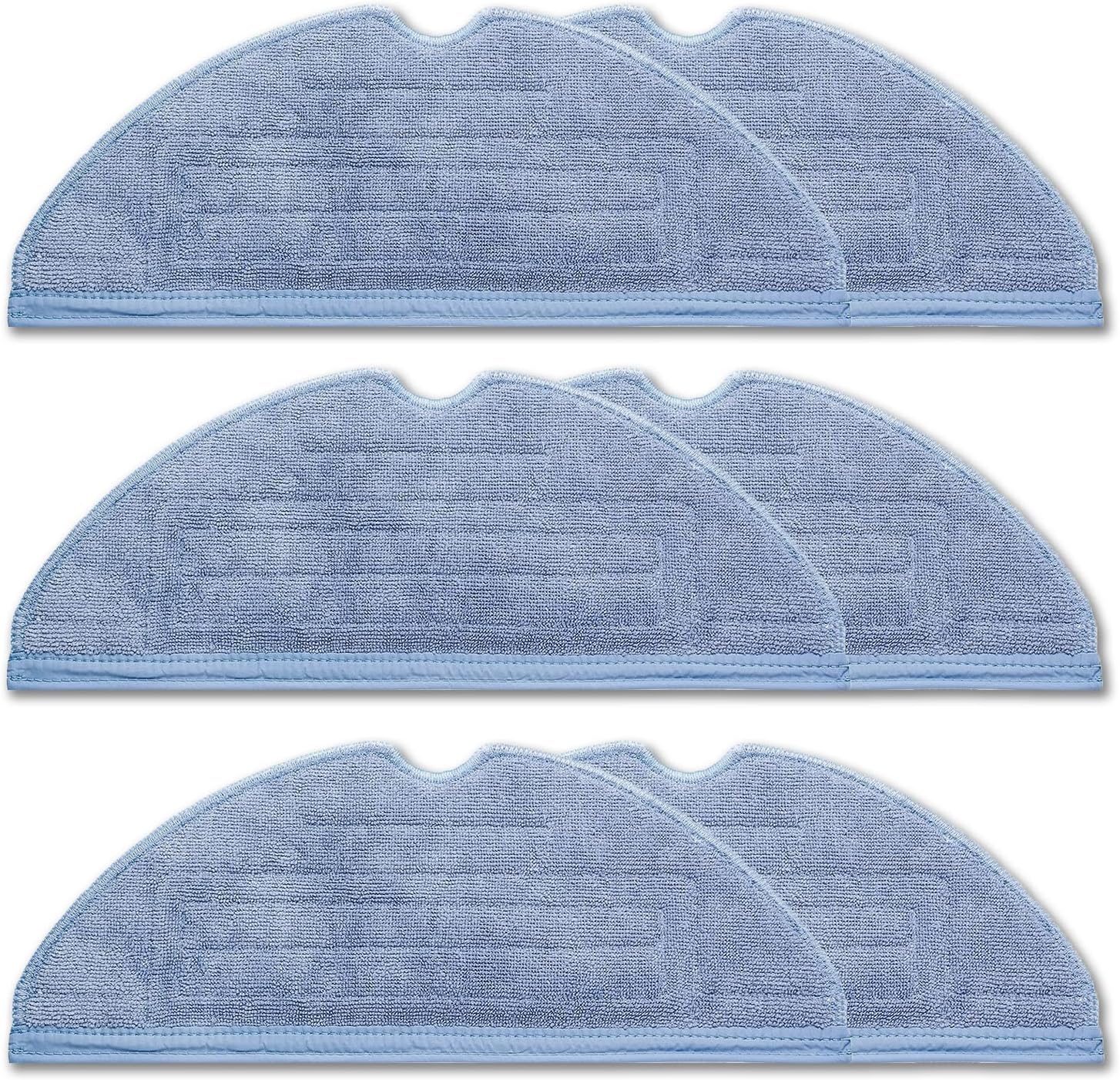 6 Pcs Microfiber Mop Pads for Roborock Robot Vacuums