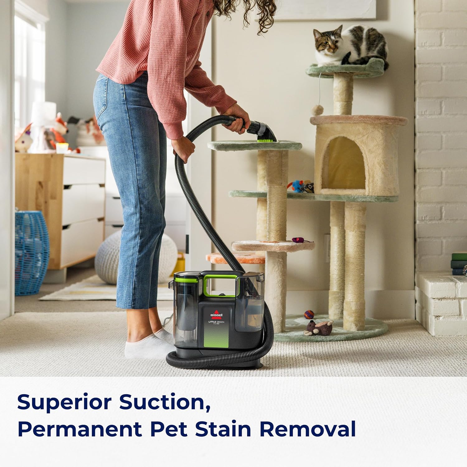 Bissell Little Green Max Pet Carpet Cleaner with Pet Hair Tool