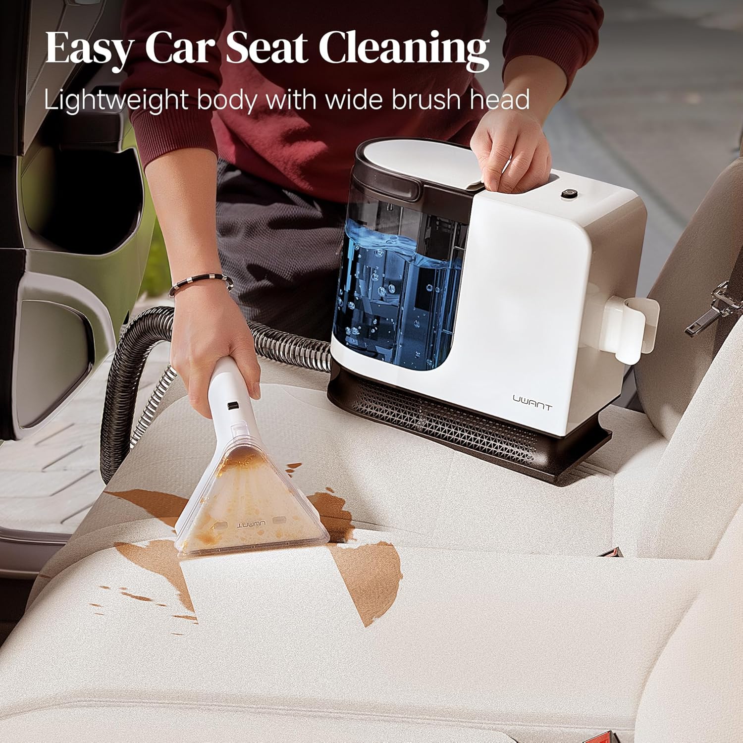 Uwant Portable Carpet Cleaner with 12000Pa Suction