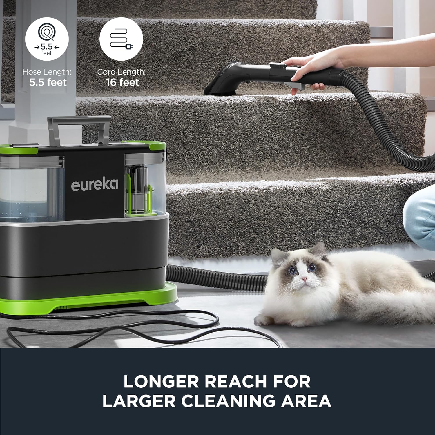 Eureka Portable Carpet Cleaner with 507oz Tank