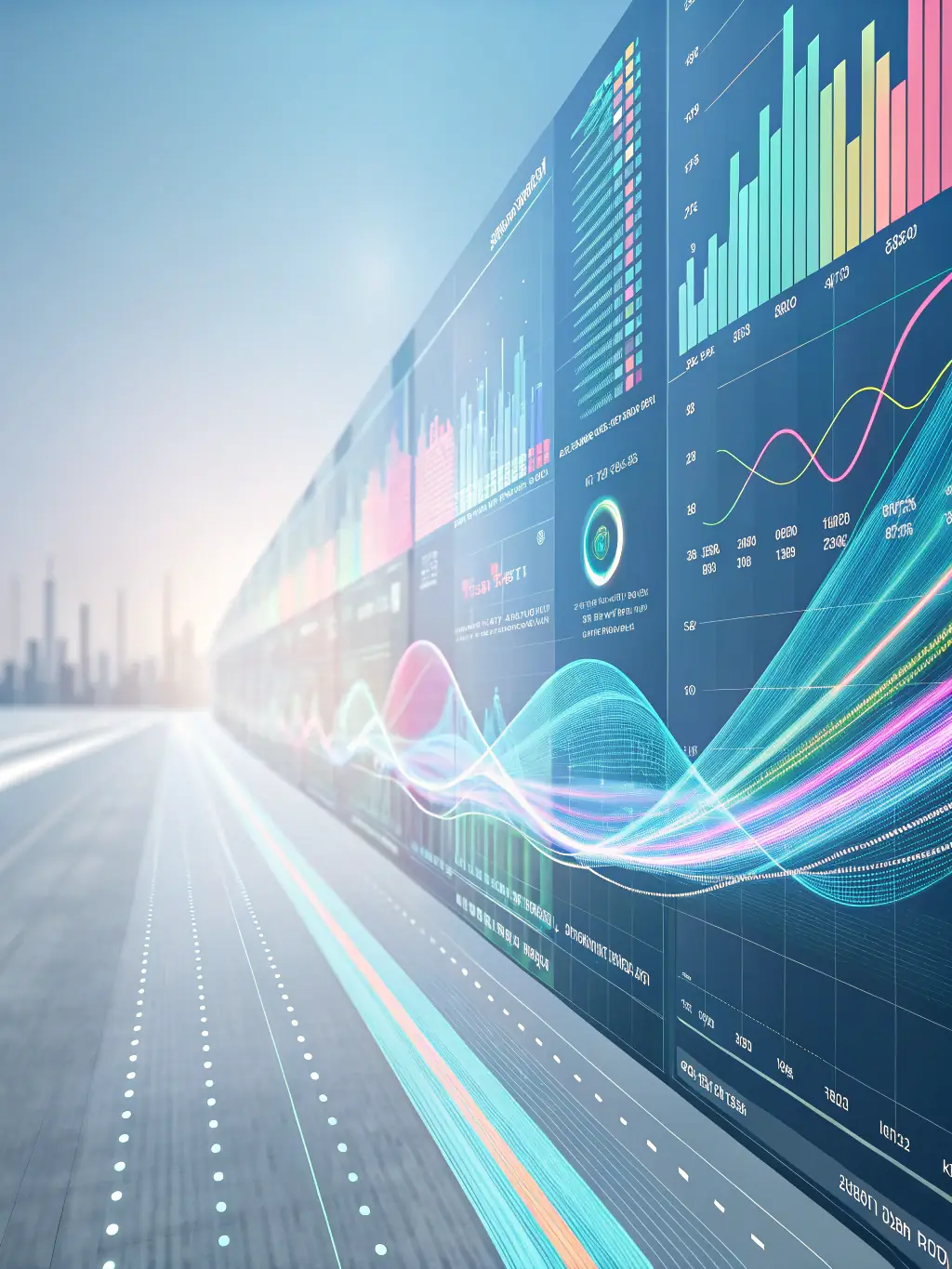 A visually striking image representing the concept of 'algorithmic alchemy, ' with data streams transforming into valuable insights and solutions for AMUSECHILLATECH LTD's clients.